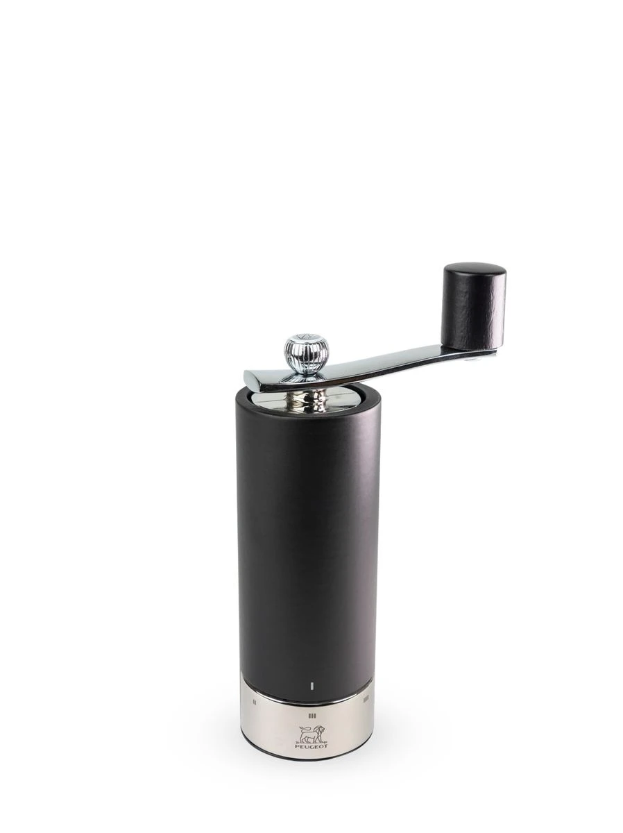 ISEN Moulin à Sel Bois Et Inox à Manivelle 18 Cm PEUGEOT Noir Mat 1 ISEN Moulin à Sel Bois Et Inox à Manivelle 18 Cm PEUGEOT Noir Mat