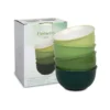 JUNGLE Bol Coupelle En Porcelaine Vert - Les 4