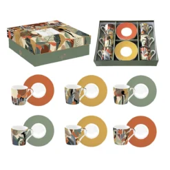 EASY LIFE KILIMANJARO Tasse Café Expresso Porcelaine - Les 6