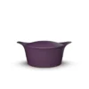 L´incroyable Cocotte Cookut Revêtement Céramique 24 Cm Violet Prune - Sans Bouton Ni Manique