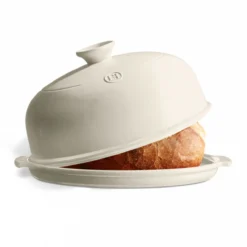 LE PAIN Coffret Cloche Moule à Pain Les Secrets D´Emile HENRY Coloris Lin