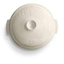 LE PAIN Coffret Cloche Moule à Pain Les Secrets D´Emile HENRY Coloris Lin -Maison Cuisine Série le pain coffret cloche moule a pain les secrets d emile henry coloris lin 4