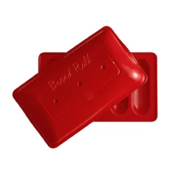 LE PAIN Moule à Mini Baguettes D´Emile HENRY Rouge Grand Cru -Maison Cuisine Série le pain moule a mini baguettes d emile henry rouge grand cru 3