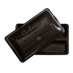 LE PAIN Moule à Pain Ciabatta D´Emile HENRY Noir Fusain -Maison Cuisine Série le pain moule a pain ciabatta d emile henry noir fusain 3