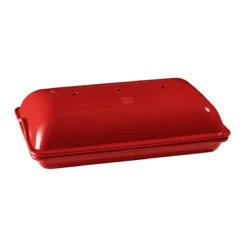 LE PAIN Moule à Pain Ciabatta D´Emile HENRY Rouge Grand Cru -Maison Cuisine Série le pain moule a pain ciabatta d emile henry rouge grand cru 2