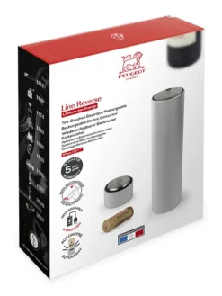 LINE REVERSE Carbone Tire Bouchon électrique Automatique Rechargeable PEUGEOT -Maison Cuisine Série line reverse carbone tire bouchon electrique automatique rechargeable peugeot 3