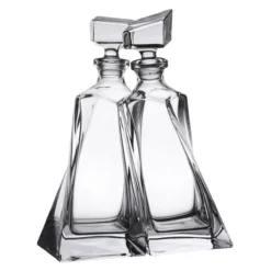 LOVERS Set De 2 Carafes Whisky Ou Alcool 0.5 L