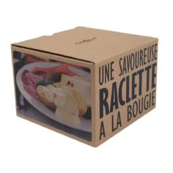 LUMI Raclette à La Bougie Individuelle Cookut - Les 2 Noir -Maison Cuisine Série lumi raclette a la bougie individuelle cookut les 2 noir 2