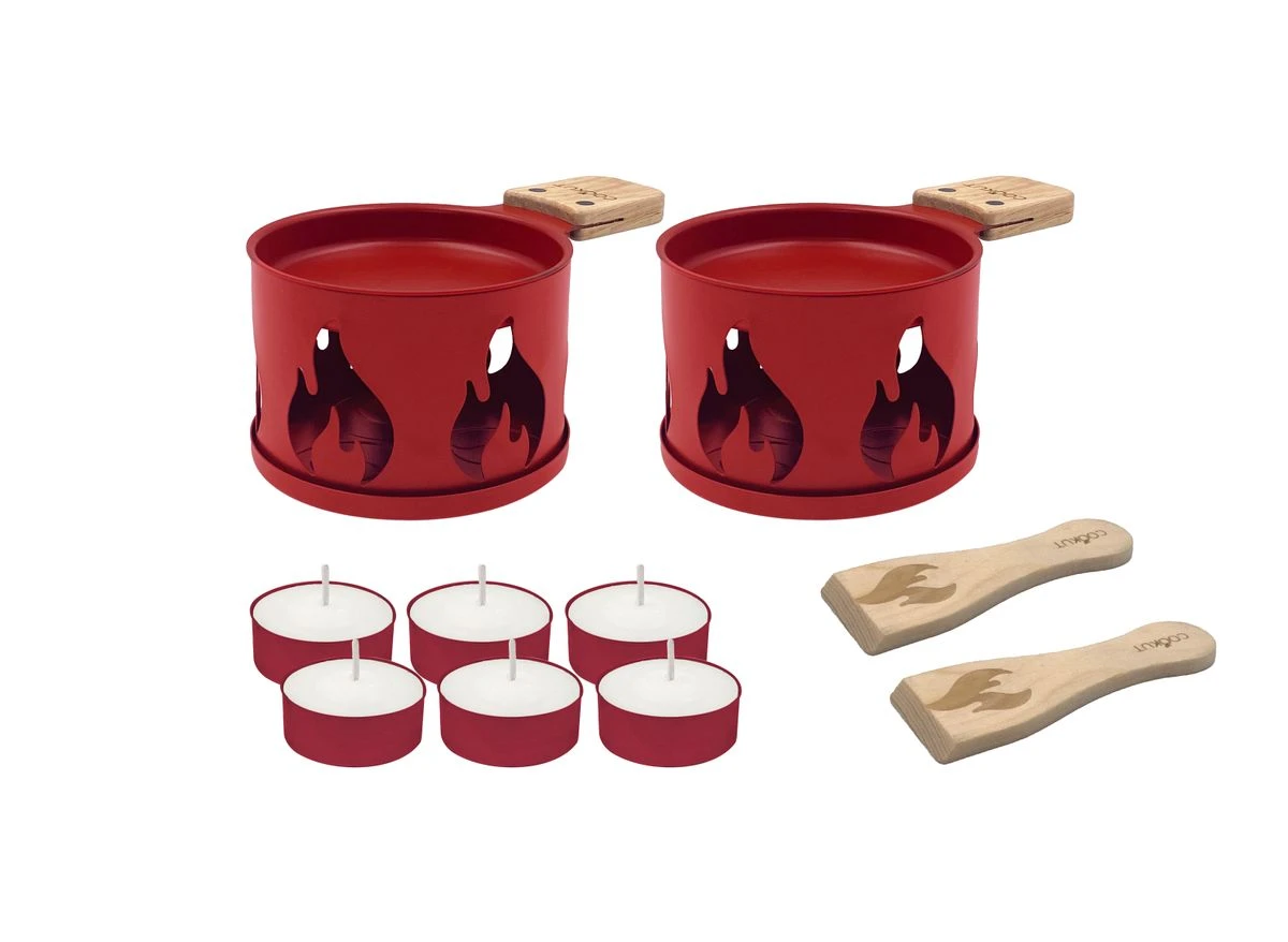 LUMI Raclette à La Bougie Individuelle Cookut- Les 2 Série Limitée Flamme Rouge 2 LUMI Raclette à La Bougie Individuelle Cookut- Les 2 Série Limitée Flamme Rouge – Image 2