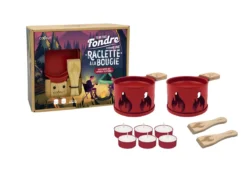 LUMI Raclette à La Bougie Individuelle Cookut- Les 2 Série Limitée Flamme Rouge