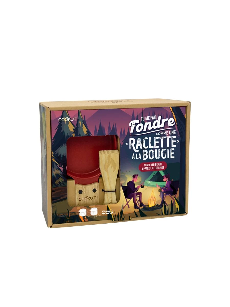 LUMI Raclette à La Bougie Individuelle Cookut- Les 2 Série Limitée Flamme Rouge 5 LUMI Raclette à La Bougie Individuelle Cookut- Les 2 Série Limitée Flamme Rouge – Image 5