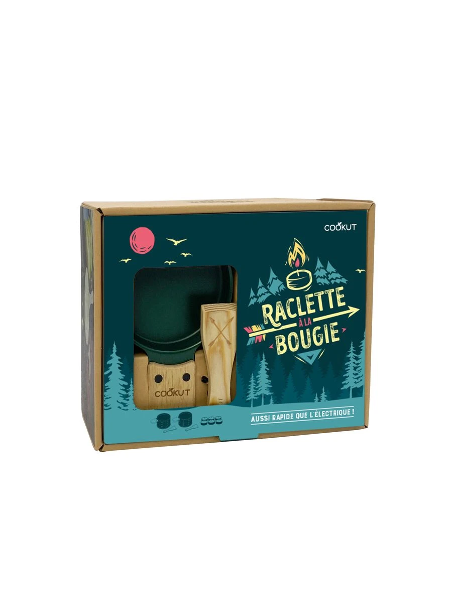 LUMI Raclette à La Bougie Individuelle Cookut- Les 2 Série Limitée Forêt Verte 5 LUMI Raclette à La Bougie Individuelle Cookut- Les 2 Série Limitée Forêt Verte – Image 5