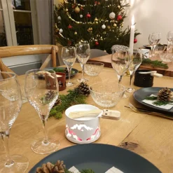 LUMI Raclette à La Bougie Individuelle Cookut- Les 2 Série Limitée Montagnes Blanches -Maison Cuisine Série lumi raclette a la bougie individuelle cookut les 2 serie limitee montagnes blanches 4