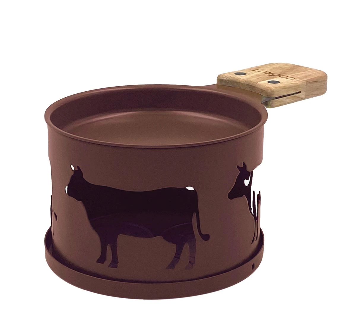 LUMI Raclette à La Bougie Individuelle Cookut- Les 2 Série Limitée Vache Marron 3 LUMI Raclette à La Bougie Individuelle Cookut- Les 2 Série Limitée Vache Marron – Image 3