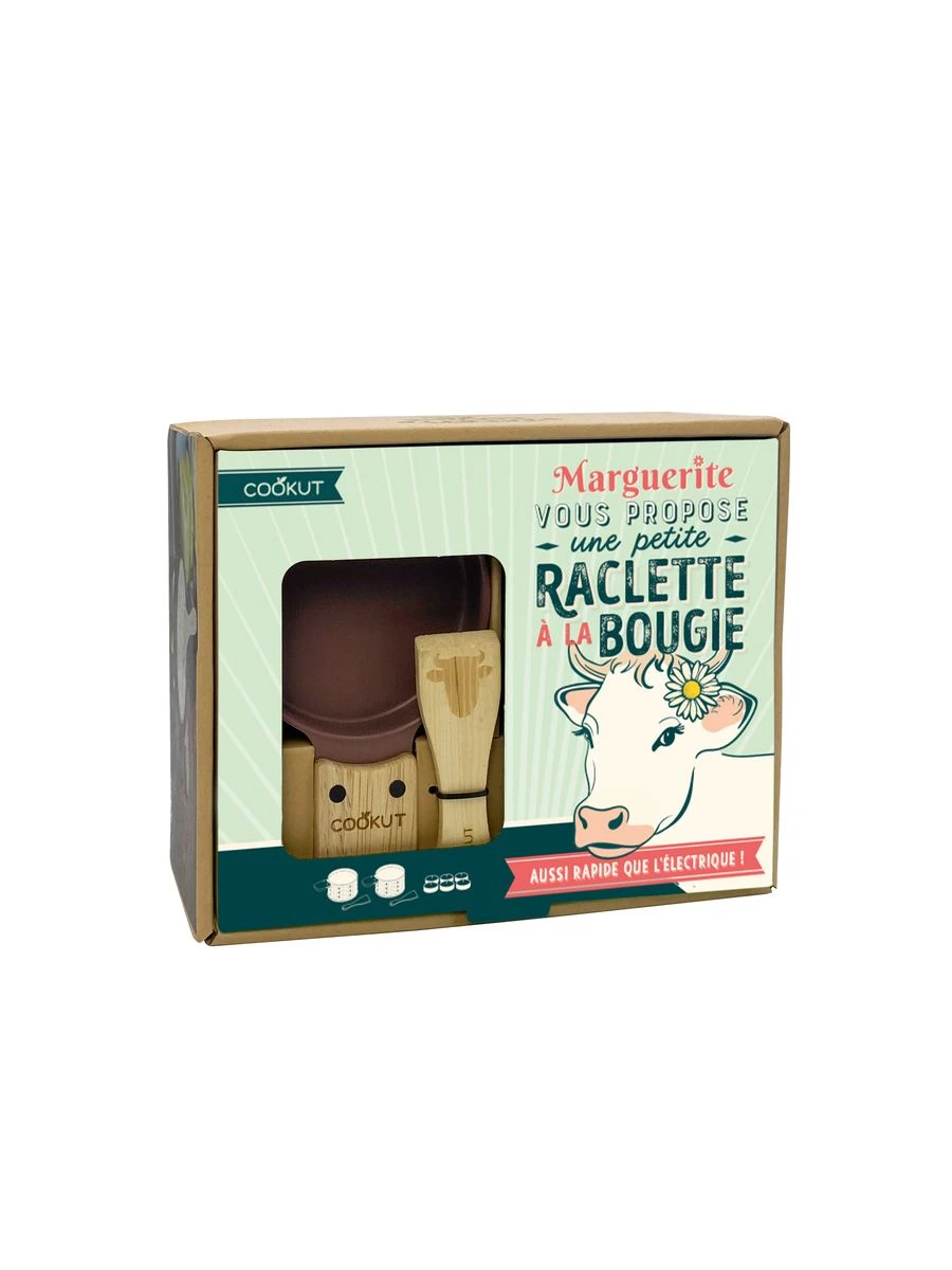 LUMI Raclette à La Bougie Individuelle Cookut- Les 2 Série Limitée Vache Marron 5 LUMI Raclette à La Bougie Individuelle Cookut- Les 2 Série Limitée Vache Marron – Image 5