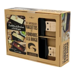 LUMI Raclette Fondue à La Bougie Cookut - Coffret Cadeau Avec Livre -Maison Cuisine Série lumi raclette fondue a la bougie cookut coffret cadeau avec livre 10