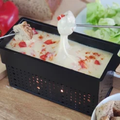 LUMI Raclette Fondue à La Bougie Cookut - Coffret Cadeau Avec Livre -Maison Cuisine Série lumi raclette fondue a la bougie cookut coffret cadeau avec livre 5