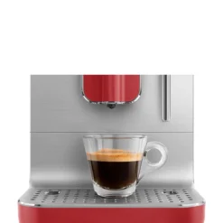 Machine à Café Automatique Avec Broyeur Et Buse Intégré SMEG Rouge Mat -Maison Cuisine Série machine a cafe automatique avec broyeur et buse integre smeg rouge mat 2