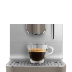 Machine à Café Automatique Avec Broyeur Et Buse Intégré SMEG Taupe Mat -Maison Cuisine Série machine a cafe automatique avec broyeur et buse integre smeg taupe mat 4