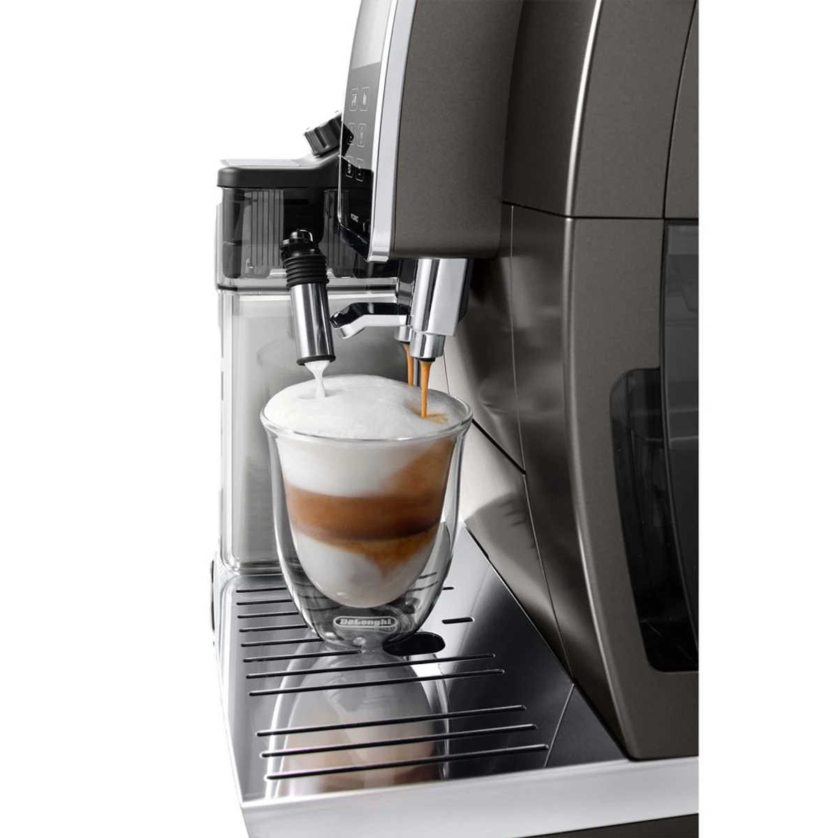 Machine à Café Automatique Expresso Avec Broyeur Delonghi DINAMICA Titanium Connectable 2 Machine à Café Automatique Expresso Avec Broyeur Delonghi DINAMICA Titanium Connectable – Image 2