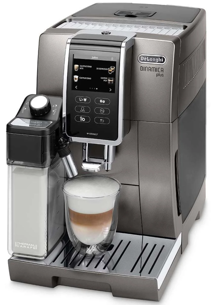 Machine à Café Automatique Expresso Avec Broyeur Delonghi DINAMICA Titanium Connectable 5 Machine à Café Automatique Expresso Avec Broyeur Delonghi DINAMICA Titanium Connectable – Image 5