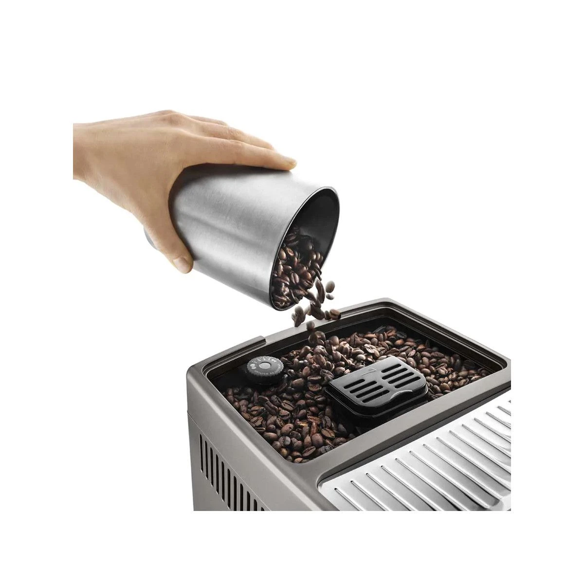 Machine à Café Automatique Expresso Avec Broyeur Delonghi DINAMICA Titanium Connectable 9 Machine à Café Automatique Expresso Avec Broyeur Delonghi DINAMICA Titanium Connectable – Image 9