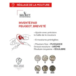 MAESTRO Bar à Poivres Coffret Moulin Réservoir Et Poivres PEUGEOT -Maison Cuisine Série maestro bar a poivres coffret moulin reservoir et poivres peugeot 2