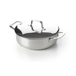 MAESTRO Sauteuse Inox 2 Anses Avec Couvercle BEKA D24