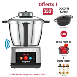 MAGIMIX Cook EXPERT Connect Robot Multifonctions Cuiseur Chromé Mat -Maison Cuisine Série magimix cook expert connect robot multifonctions cuiseur chrome mat 2