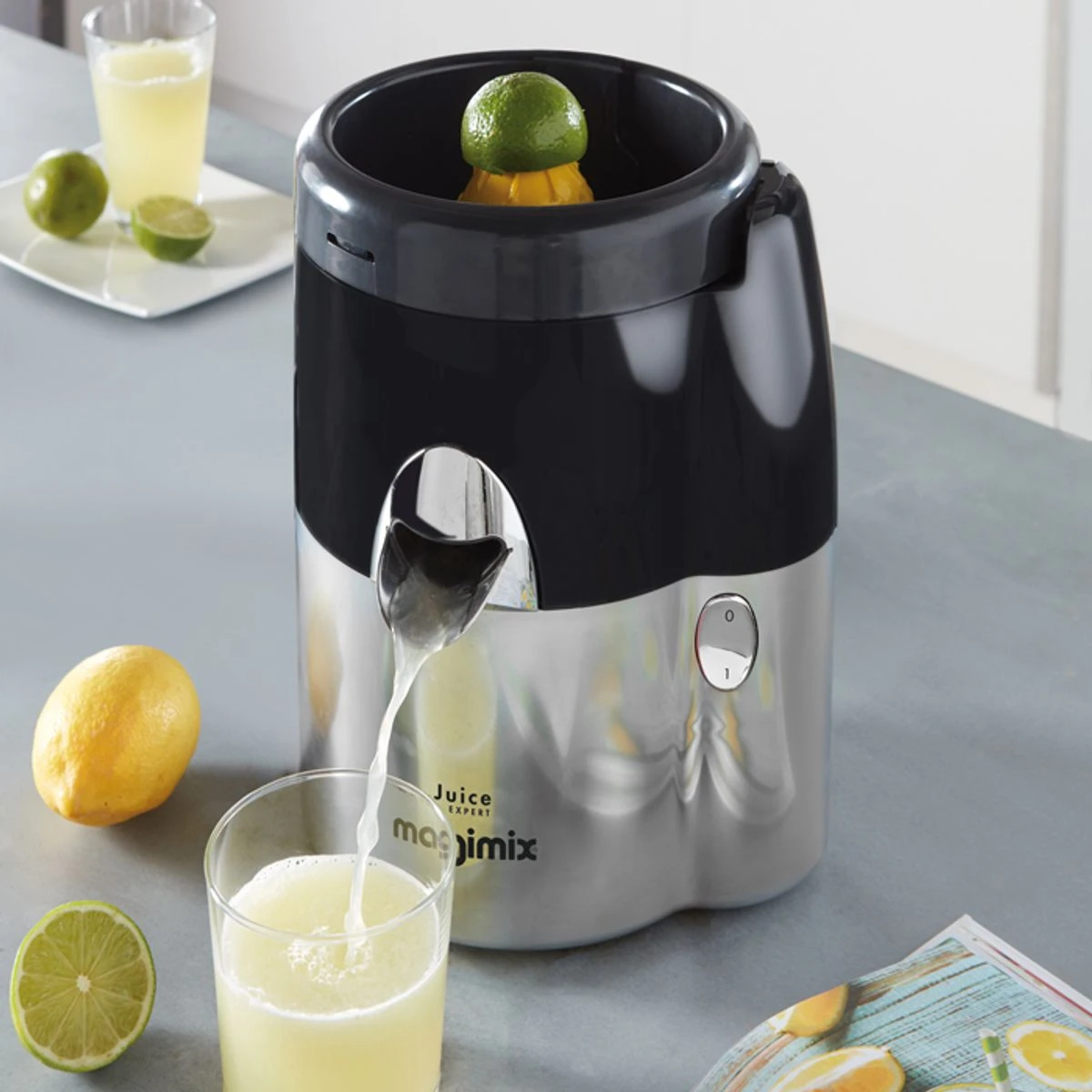 MAGIMIX Juice Expert 4 Extracteur Centrifugeuse Multifonction Noir/chromé Mat 4 MAGIMIX Juice Expert 4 Extracteur Centrifugeuse Multifonction Noir/chromé Mat – Image 4