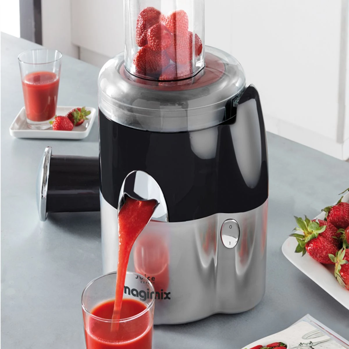 MAGIMIX Juice Expert 4 Extracteur Centrifugeuse Multifonction Noir/chromé Mat 5 MAGIMIX Juice Expert 4 Extracteur Centrifugeuse Multifonction Noir/chromé Mat – Image 5