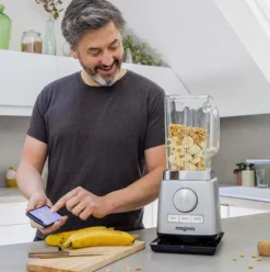 MAGIMIX Power Blender 5 Connect 1,8L Laqué Noir -Maison Cuisine Série magimix power blender 5 connect 1 8l laque noir 3