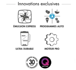 MAGIMIX Power Blender 5 Connect 1,8L Laqué Noir -Maison Cuisine Série magimix power blender 5 connect 1 8l laque noir 6