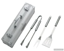 Malette D´accessoires Barbecue Et Plancha En Métal INVICTA