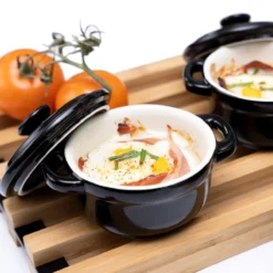 MALIN Mini Cocotte Ronde En Fonte émaillée Kela D14 Gris 5 MALIN Mini Cocotte Ronde En Fonte émaillée Kela D14 Gris -Maison Cuisine Série malin mini cocotte ronde en fonte emaillee kela d14 gris 2