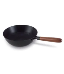 MANDALA Wok En Fer émaillé Revêtement Céramique BEKA D24