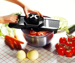 Mandoline Multirâpes MASTRAD Noir 8 Mandoline Multirâpes MASTRAD Noir -Maison Cuisine Série mandoline multirapes mastrad noir 2