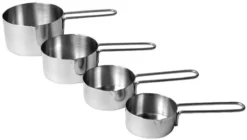 MESURES Casserolelettes Inox X 4 Inox 60ml à 200ml