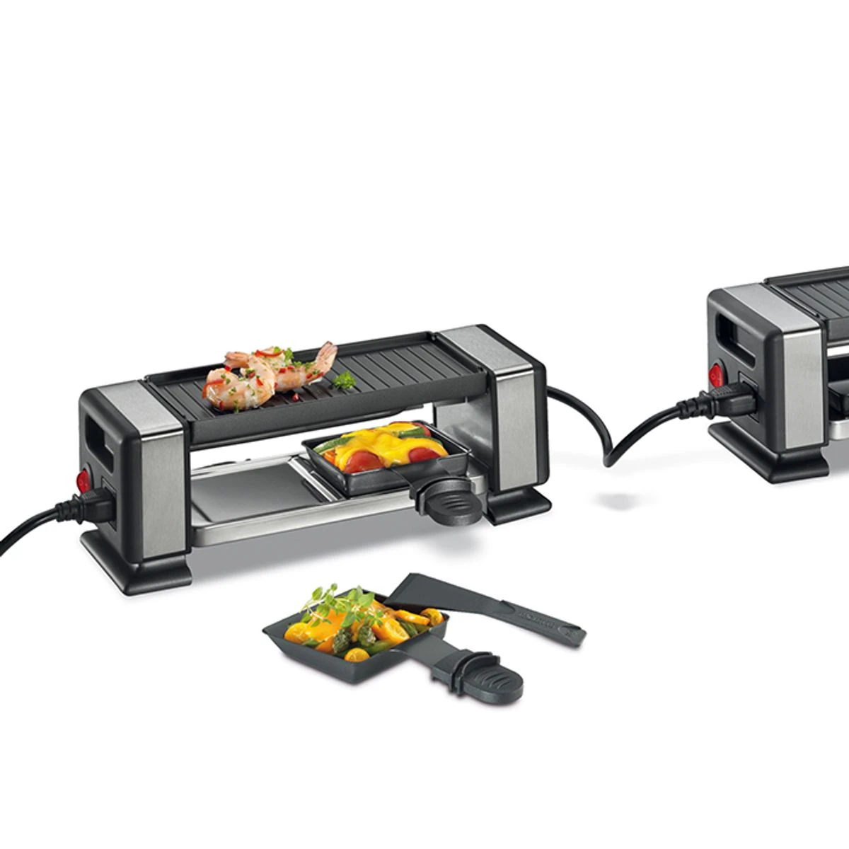 Mini Raclette/Gril électrique 350w Duo Vista2Plus KUCHENPROFI 1 Mini Raclette/Gril électrique 350w Duo Vista2Plus KUCHENPROFI