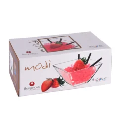 MODI Coupelle En Verre Carré 10 X 10 Cm - Les 6 -Maison Cuisine Série modi coupelle en verre carre 10 x 10 cm les 6 2