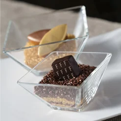 MODI Coupelle En Verre Carré 10 X 10 Cm - Les 6