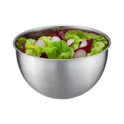 MONDI Saladier Inox Avec Couvercle Transparent GEFU - Le Lot De 3 -Maison Cuisine Série mondi saladier inox avec couvercle transparent gefu le lot de 3 3