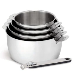 MOVE ON "K" Série 4 Casseroles Inox Amovibles + 1 Poignée BEKA