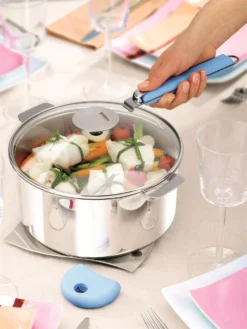 MUTINE Série 3 Casseroles Amovible Inox Corps Classique 16 à 20 CRISTEL + Poignée MUTINE -Maison Cuisine Série mutine serie 3 casseroles amovible inox corps classique 16 a 20 cristel poignee mutine 2