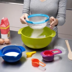 NEST 9 Plus - 9 Récipients Bols Cul Poule Emboitables - Joseph Joseph Editions SC -Maison Cuisine Série nest 9 plus 9 recipients bols cul poule emboitables joseph joseph editions sc 5