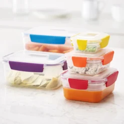 NEST LOCK Boites Hermétiques Empilables Joseph Joseph Les 5 -Maison Cuisine Série nest lock boites hermetiques empilables joseph joseph les 5 3