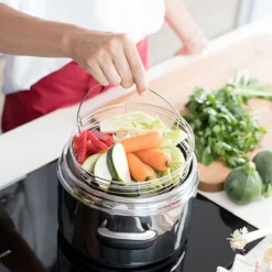 Maison Cuisine Série 7 Maison Cuisine Série -Maison Cuisine Série novia lagoeasy up vitamin autocuiseur inox couvercle a levier panier lagostina 3 5 l 1