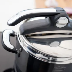 NOVIA LAGOEASY´UP Vitamin Autocuiseur Inox Couvercle à Levier + Panier Lagostina 3.5 L -Maison Cuisine Série novia lagoeasy up vitamin autocuiseur inox couvercle a levier panier lagostina 3 5 l 3