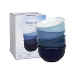 OCEAN Bol Coupelle En Porcelaine Bleu - Les 4