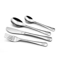 OURSON Set De 4 Couverts Enfant En Inox Amefa -Maison Cuisine Série ourson set de 4 couverts enfant en inox amefa 2